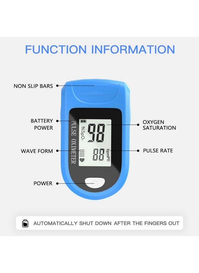 MCP Bm1000A Pulse Oximeter With Oxygen Saturation Monitor, Heart Rate And Spo2 Levels Oxygen Meter With Led Display Pulse Oximeter  - Image 2