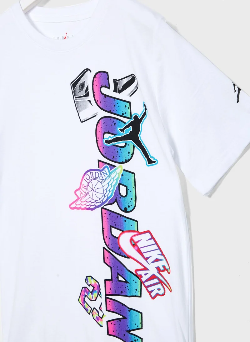 Jordan Youth Jordan Sticker Attack T-Shirt