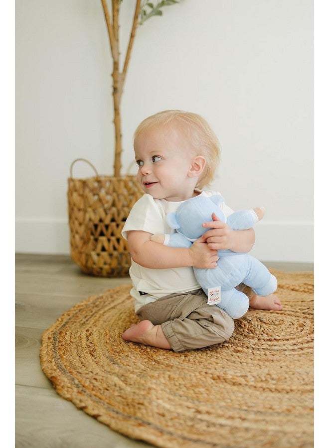 Genius Baby Toys Genius Baby Boy Doll - My First Boy Doll in Blue with Rattle, No Hard Parts, Made for Hugs and Cuddles, Unique Gift for Baby Showers and New Parents - Image 4