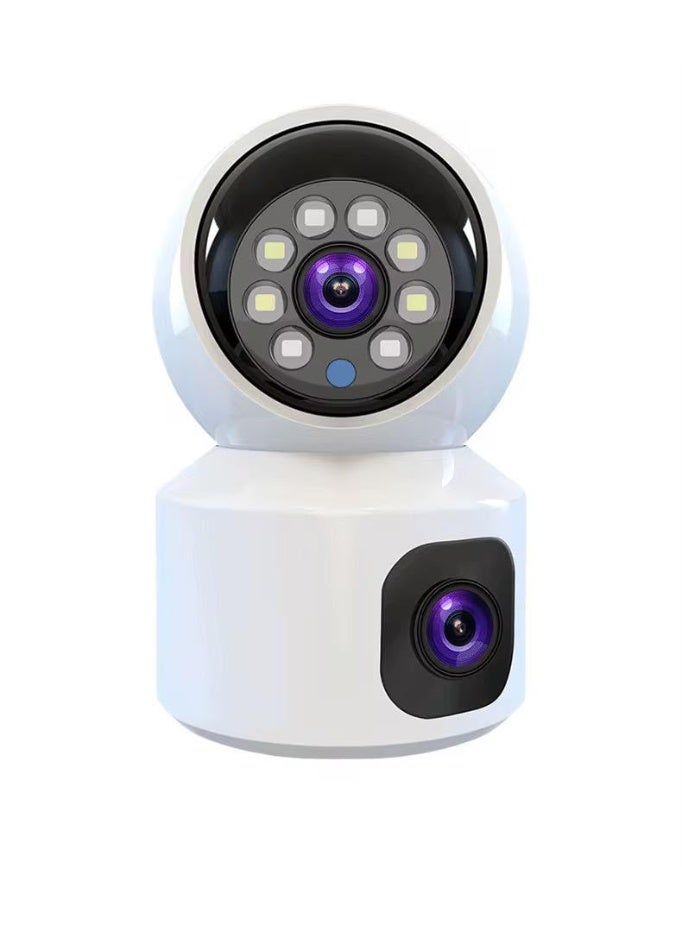 GEEK SPACE 4G Smart Security Camera Dual Lens 360° Pan Tilt Indoor Wireless CCTV Camera with AI Human Detection, Two-Way Talk, Full Color Night Vision, Motion Alerts, App Remote Viewing, Cloud & SD Card Storage, Smart Home Surveillance Camera for Home, Office & Shop - Image 3