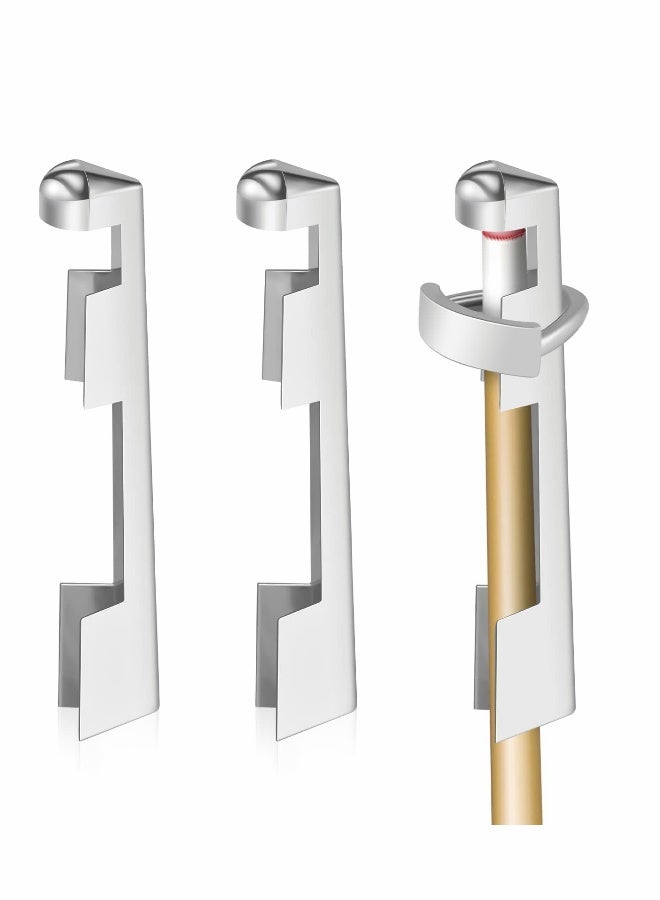 3 قطع مجموعة إصلاح مشبك طرف عصا البلياردو من الفولاذ المقاوم للصدأ - مثالي لملحقات عصي البلياردو وطاولات البلياردو - Image 1