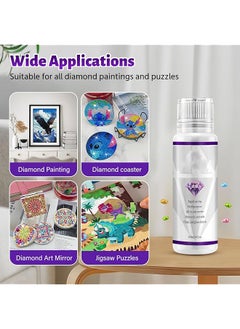 Diamond Painting Sealer 120Ml 5D Diamond Art Glue Sealer With Glue Scraper Permanent Hold And Shine Effect Accessories For Diamond Painting And Puzzle Glue - pzsku/ZB42BC48D3787777DF805Z/45/_/1740917336/f49c6bbb-0037-4c85-944e-874395d8e061