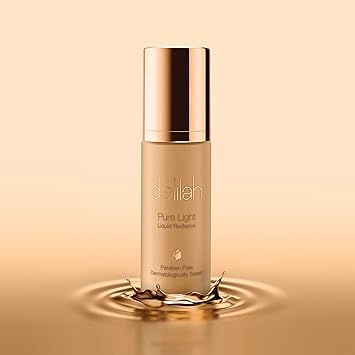 delilah Pure Light Liquid Radiance Halo For Women 101 oz Foundation - Image 3