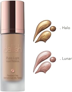 delilah Pure Light Liquid Radiance Halo For Women 101 oz Foundation - Image 5