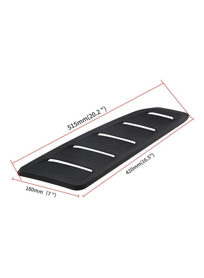 NIBEMINENT Hood Cover Car Fender Side Decor Scoops for Mustang  - Image 3