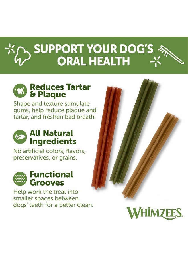 Paragon Whimzees 2 Pack of Stix Grain-Free Dental Dog Treats, 7 Large Chews Each - Image 3