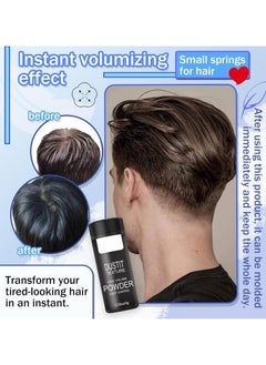 Jaysuing Hair Styling Powder for Men, Hair Styling Texturizing Powder, Volumizing Texture Powder, Fluffy Hair Texture Powder for Men, Strong Hold Natural Look Matte Finish Hair Volumizer for All Hair Types 8g  - Image 3