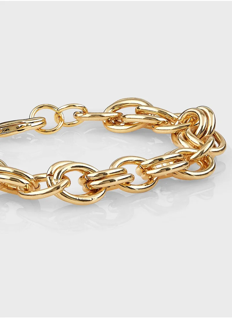 Fashionbox Anais Chain Gold Plated Bracelet