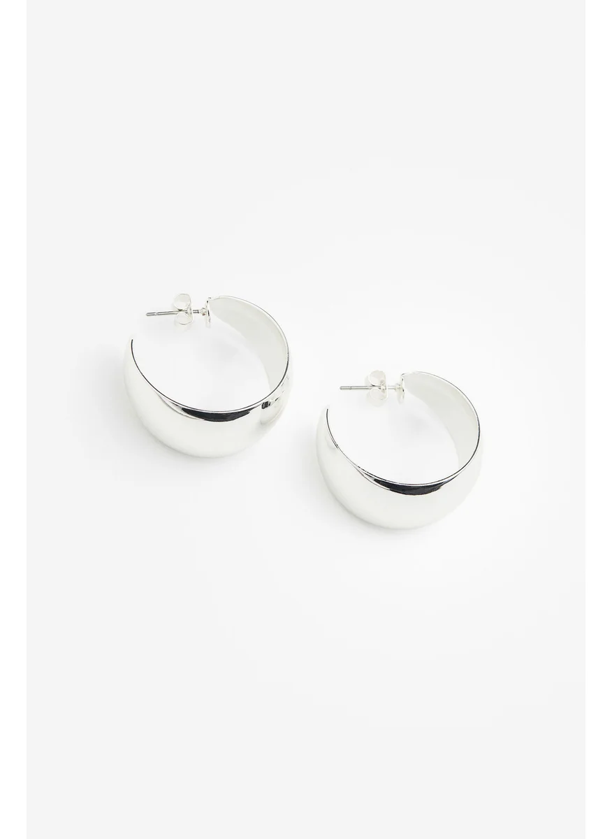 اتش اند ام Wide Hoop Earrings