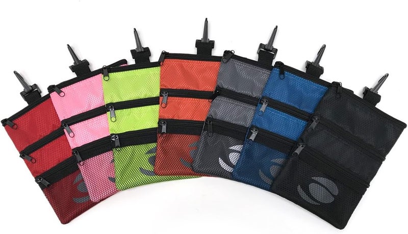 Orlimar Detachable Golf Accessory Pouch, 3 Zippered Pockets for Valuables and Golf Accessories, Clips to Your Golf Bag for Extra Storage and Easy Access. - Image 3