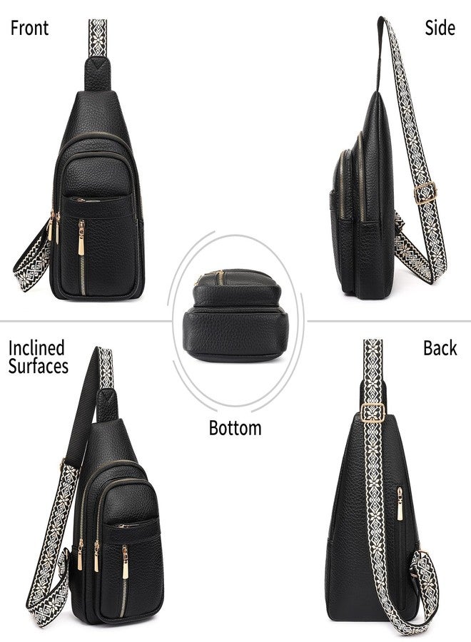 FALAN MULE Crossbody Bags for Women Trendy Leather Sling Chest Bag Fanny Packs for Women - Image 5