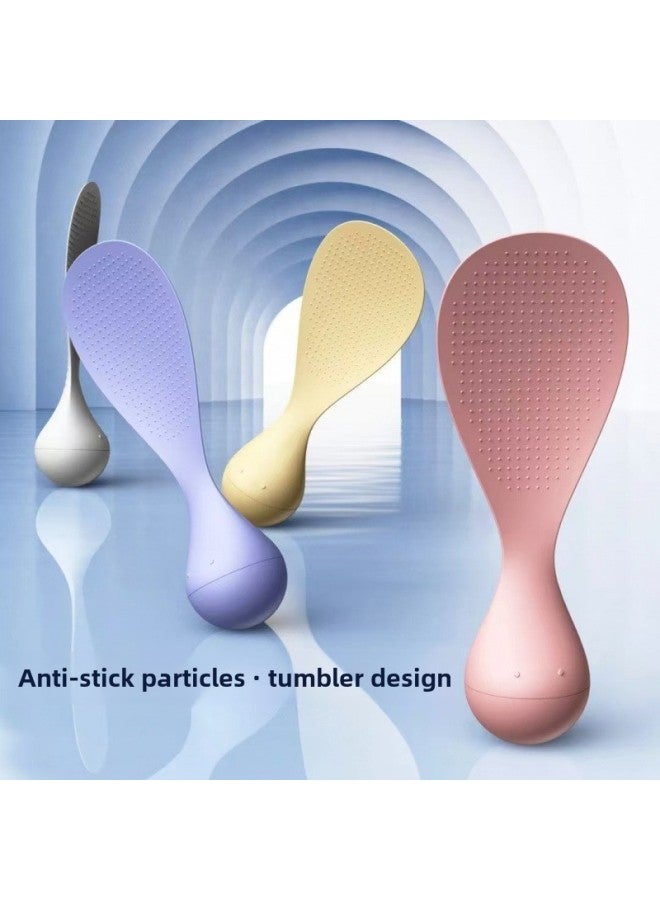 Tumbler Anti-sticking Rice Spoon Standing Spoon High Temperature Resistant Spatula Spoon Household Rice Cooker Rice Food Grade-Specifications:Tumbler Rice Spoon - Image 2