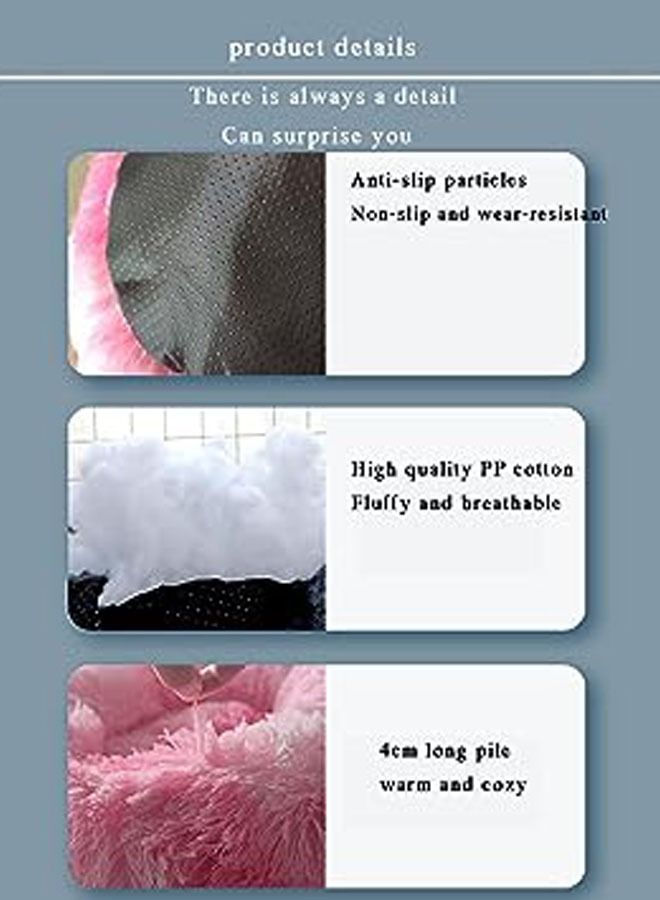 سرير دونات للحيوانات الأليفة ، وسادة دافئة ومريحة ، وسادة مستديرة مهدئة ، أفخم 4 سم ، قطر 50 سم - Image 5