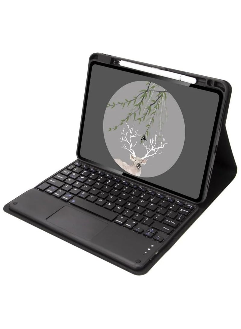 Keyboard Case Compatible with Huawei MatePad Air 11.5'' 2023, Touchpad Keyboard Case with Pencil Holder Wireless Detachable Magnetic Bluetooth Trackpad Keyboard Cover - Image 1
