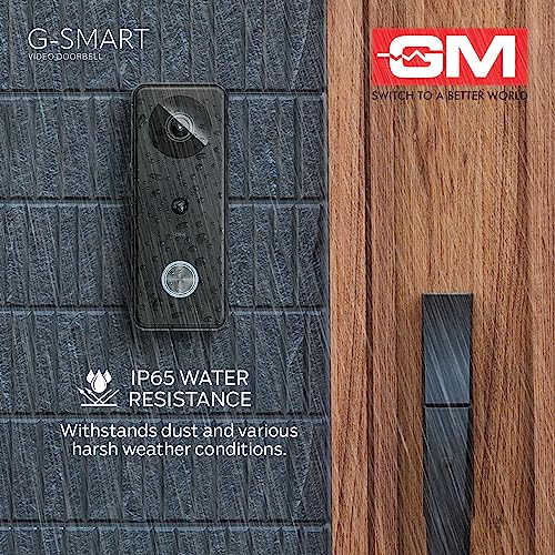 GM G-Smart Video Doorbell I Video Door Phone I Home Security Camera & Door Bell I Smart WiFi I Full HD Video 1080P I AI Human Detection 1Y Warranty - Image 5