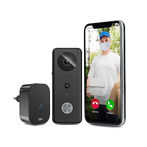 GM G-Smart Video Doorbell I Video Door Phone I Home Security Camera & Door Bell I Smart WiFi I Full HD Video 1080P I AI Human Detection 1Y Warranty - Image 1