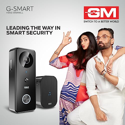 GM G-Smart Video Doorbell I Video Door Phone I Home Security Camera & Door Bell I Smart WiFi I Full HD Video 1080P I AI Human Detection 1Y Warranty - Image 2