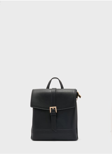 Small Backpack With Buckle
