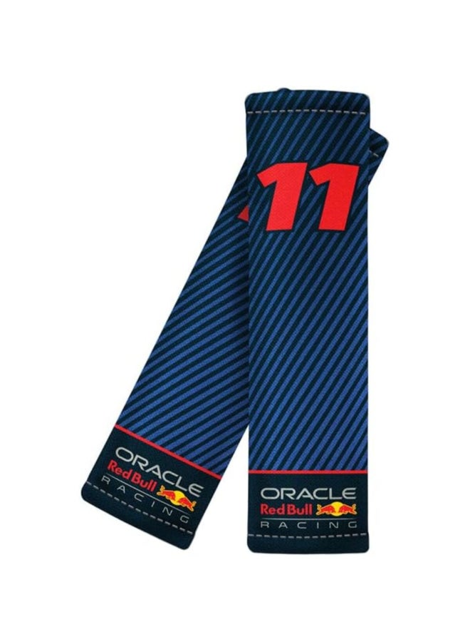 Red Bull Oracle Racing Steering Wheel Cover and Shoulder Pad Set Blue and Black 38 x 5 x 38 cm RBSWCK002SPBR  - Image 3