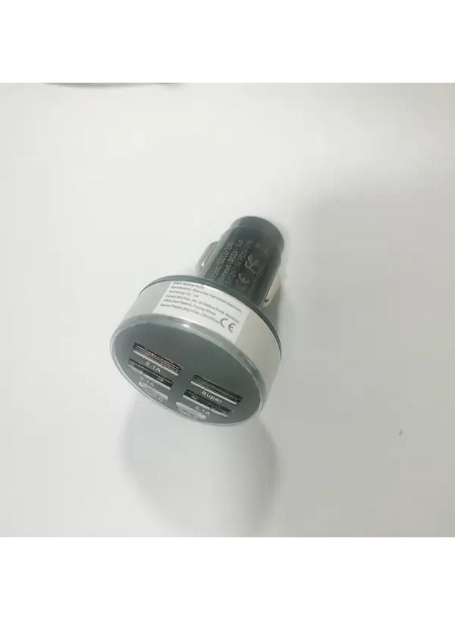 شاحن السيارة السريع Silvery K228S بشاشة رقمية LED ومحول شحن فائق السرعة - Image 1