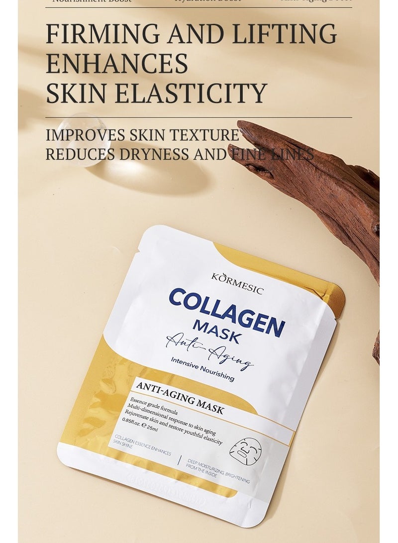 Kormesic قناع الكولاجين 5 قطع 25 مل - شد البشرة ومضاد للشيخوخة - Image 5