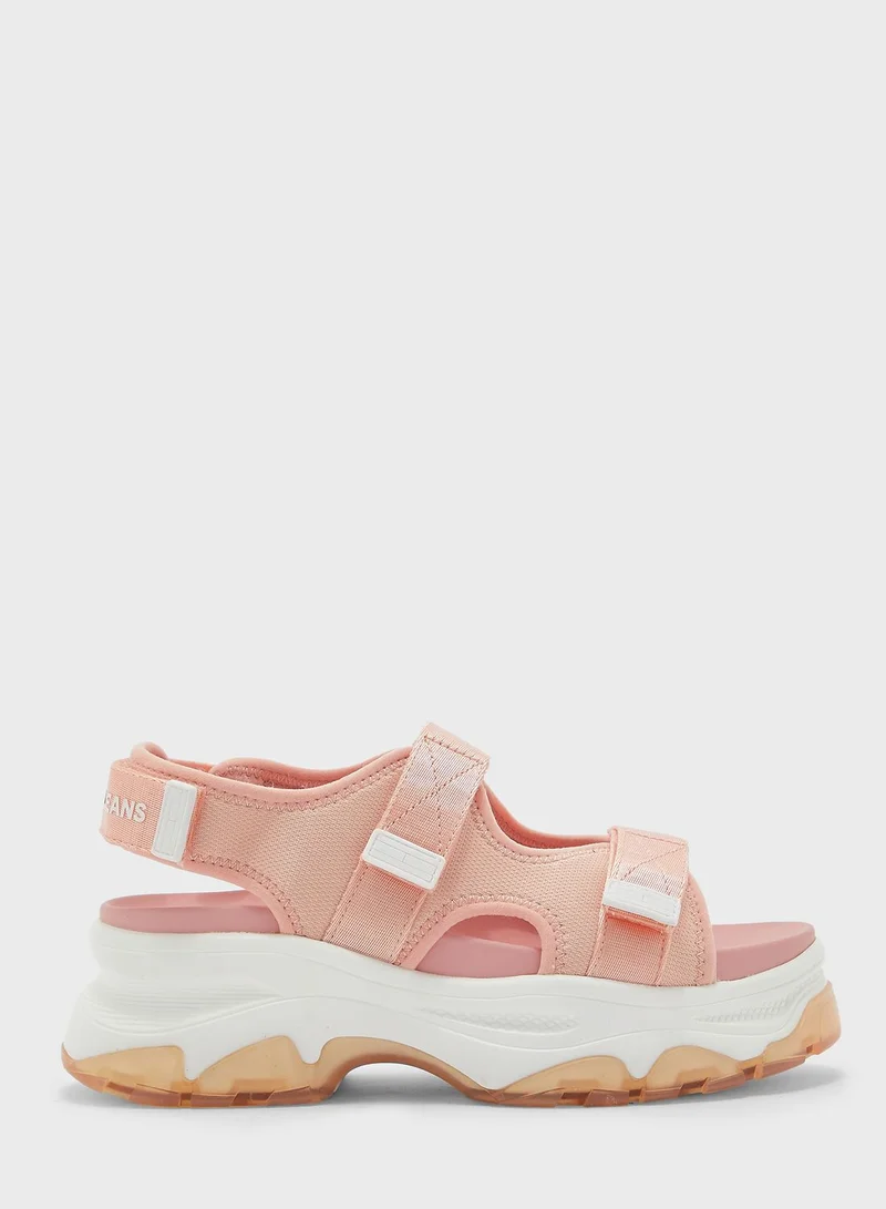 TOMMY JEANS Sporty Chunky Wedge Sandals
