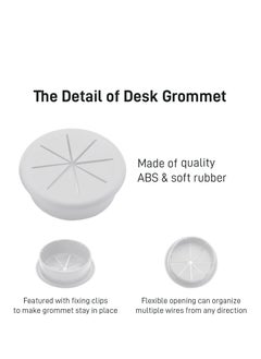 6 Pack 2 Inch Desk Grommet Cable Management Solutions for Home Office White Desktop Hole Cover - pzsku/ZB42D2F2D06470E0B4218Z/45/_/1722397051/b7fdd135-7be3-4edb-a409-c0df3a3a0b6f