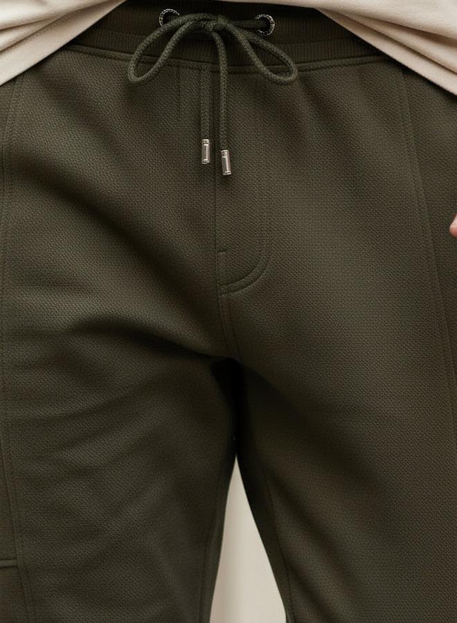 Iconic Men Slim Fit Joggers with Pockets - Image 4