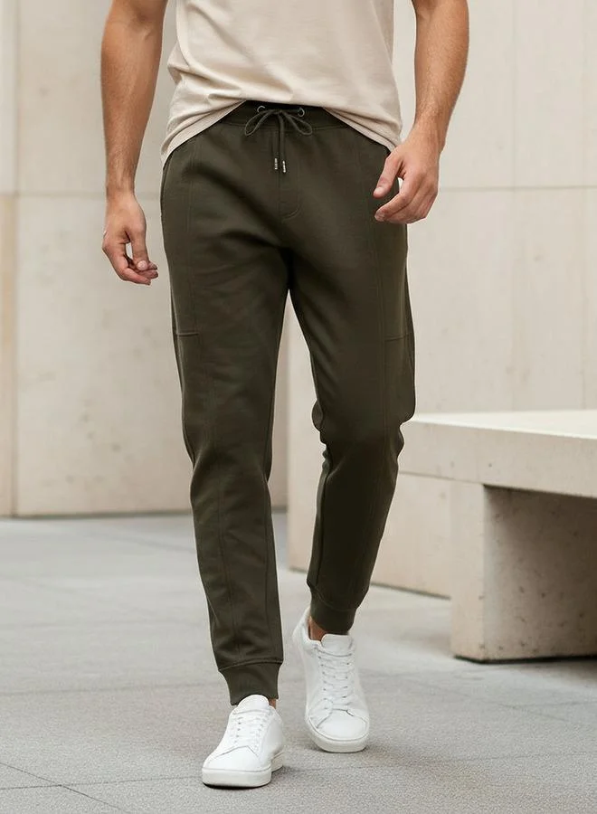 Iconic Iconic Men Slim Fit Joggers with Pockets
