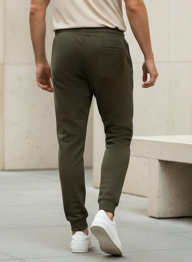 Iconic Men Slim Fit Joggers with Pockets - Image 3