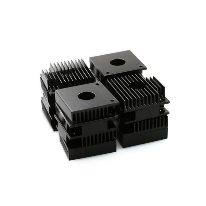 3Pcs 40x40x11mm Aluminum Heat Sink High Thermal Conductivity Cooling Block Kit for MK7 3D Printers - Image 2