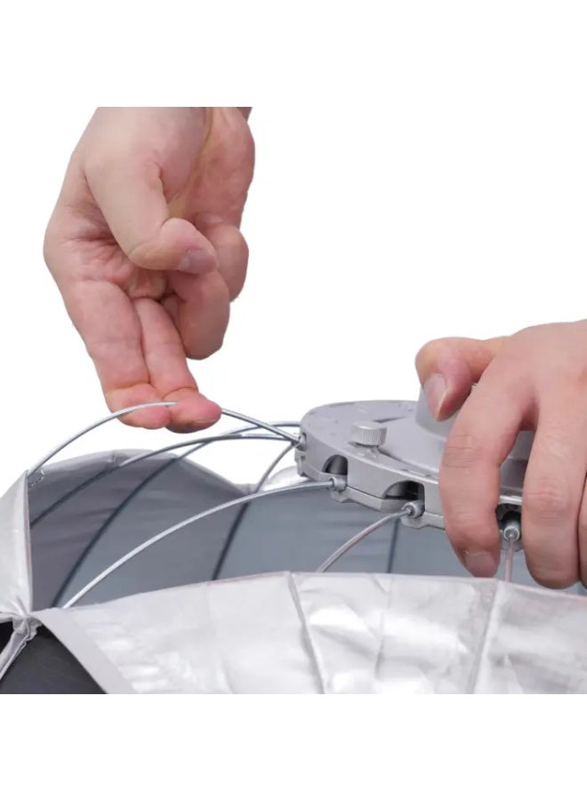 اف اكس ستوديو Deep Parabolic Softbox with Grid (Bowens Mount) - 120cm Parabolic Softbox - DSG03 - Image 3