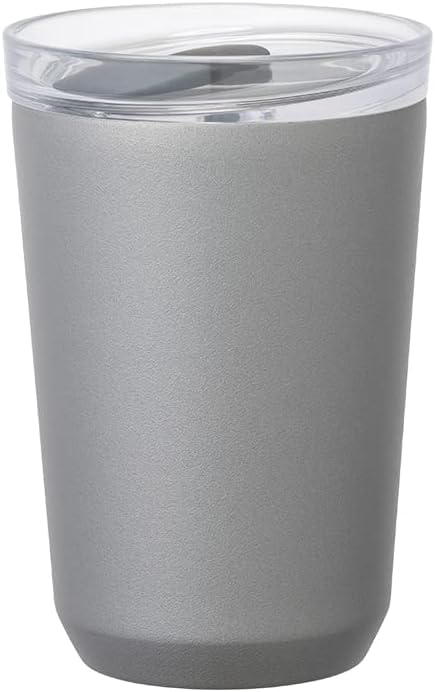 Kinto 20445 ToGo Tumbler 122 fl oz 360 ml With Plug Silver - Image 1