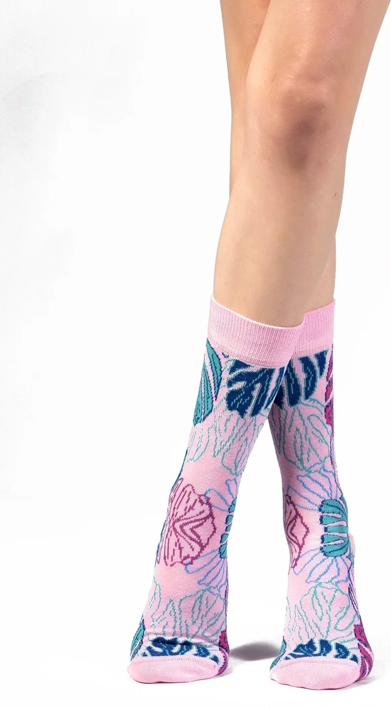 اوزي سوكس Floral Patterned Socks