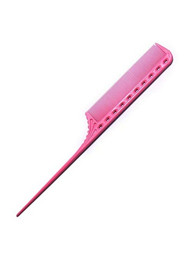 YS PARK 111 Super Tint Rat Tail Comb [Thick] Pink - Image 2