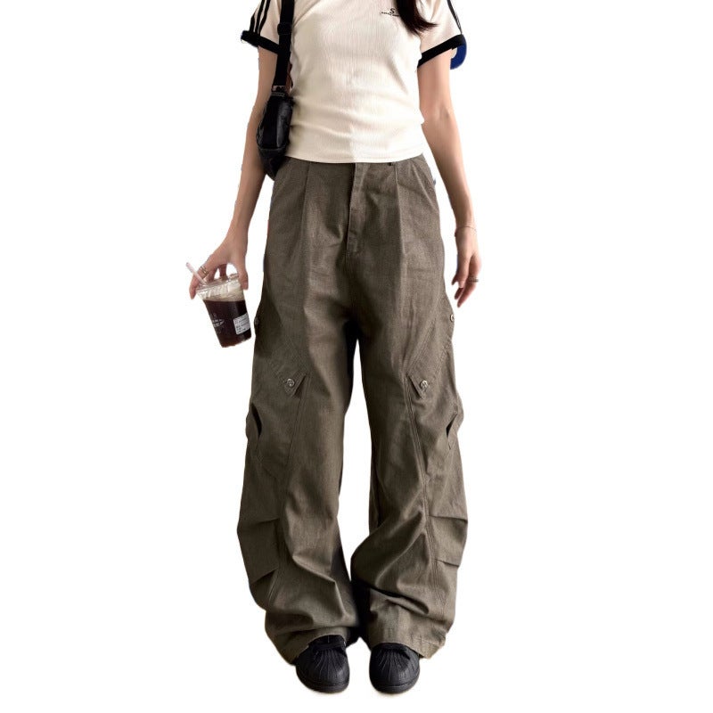 Unisex Classic Denim Jeans Loose Fit Daily Outdoor Wear - Image 5