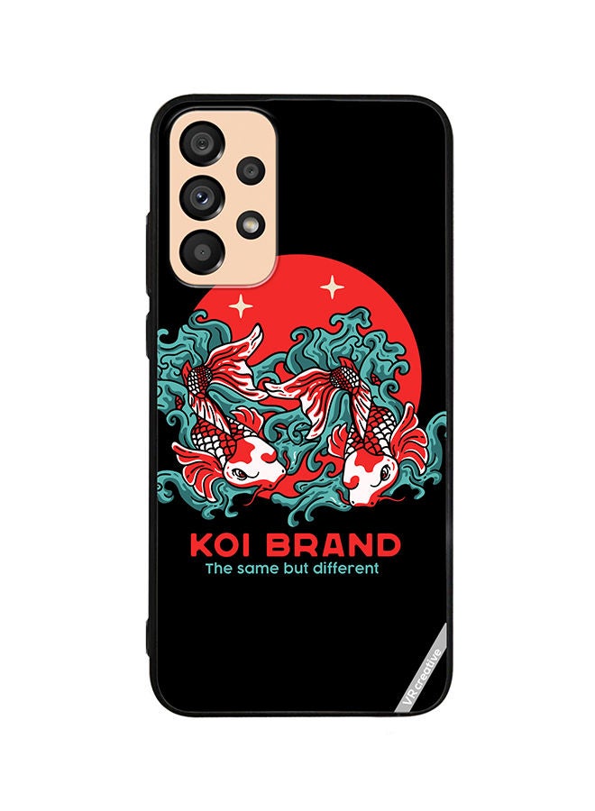 VR CREATIVE Protective Case Cover For Samsung Galaxy A23 Koi Twin Design Multicolour - Image 1