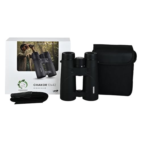 Vanrakshak CHAKOR 10x42 Professional Binoculars for Adults, High Power Wide Angle Binoculars, Waterproof & Fogproof, FMC Optics with BK7 Roof Prism, 99.8mm FOV, for Bird Watching, Wildlife & Safari - Image 4