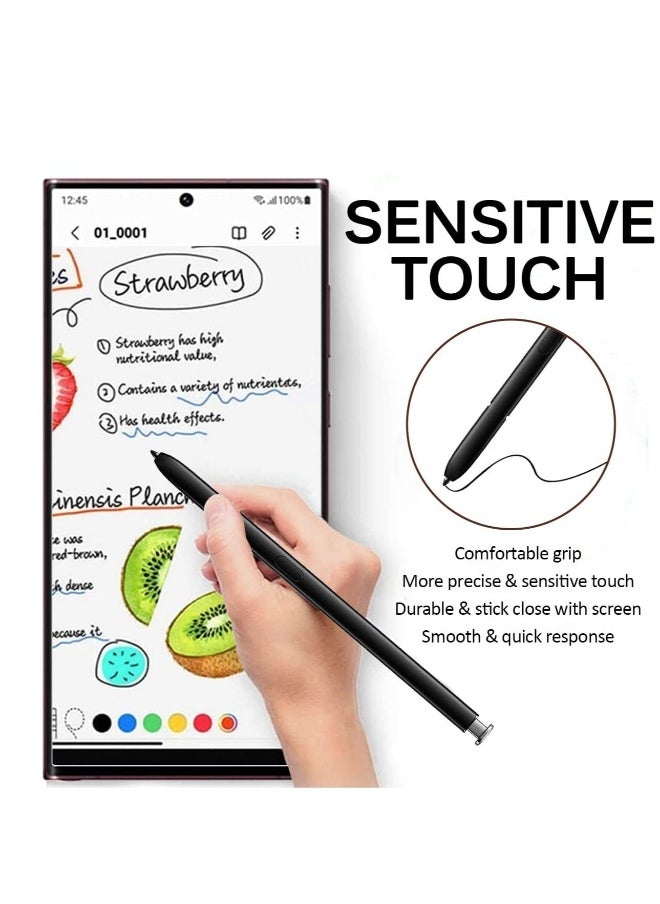 Generic High Sensitivity S Pen Stylus for Samsung Galaxy S23 S22 Ultra with 3 Nibs Replacement White  - Image 5
