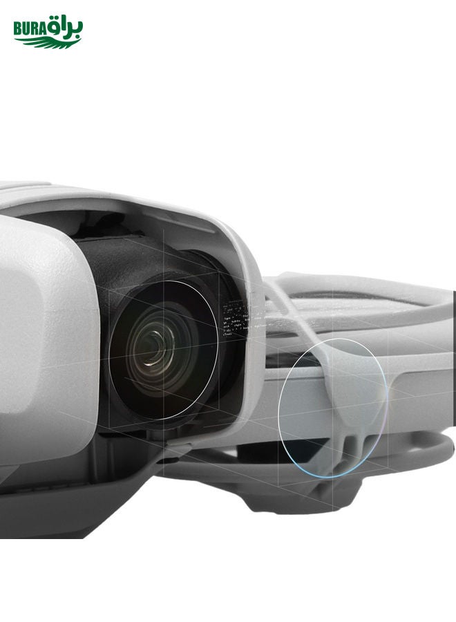 BURAQ For DJI Neo Sunnylife 2pcs Tempered Glass Drone Lens Film (Transparent) - Image 1