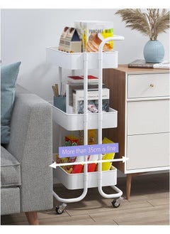 85x45x35cm Multi-Use 3-Layer Rotating Storage Cart, Metal 3-Shelf Vegetable Organizer, Multi-Use Wheeled Vegetable Cart - pzsku/ZB42D9F18CA985051E95BZ/45/_/1732536487/a88b29dd-d780-43da-8f4b-5abb676a0393