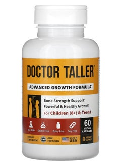 NuBest Doctor Taller Advanced Growth Formula Children 8+ & Teens 60 Vegan Capsules 