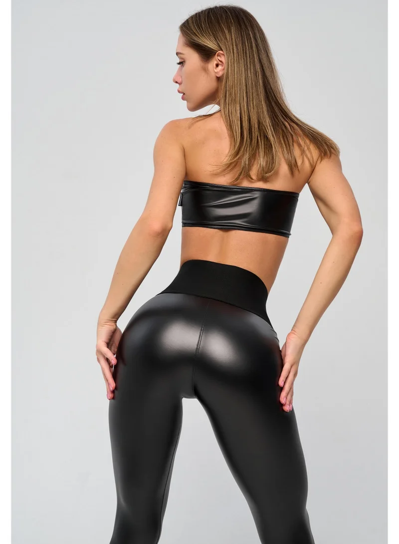 Bona Fide Bona Corsage Black Blaze Corsage Blaze High Waist Tummy Control Gym Leggings for Women for Women | Best Price UAE