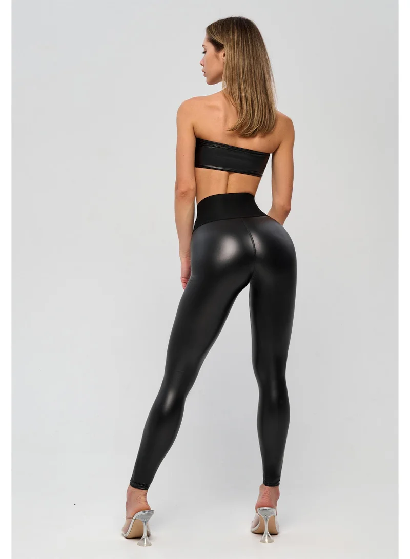 Bona Fide Bona Corsage Black Blaze Corsage Blaze High Waist Tummy Control Gym Leggings for Women for Women | Best Price UAE