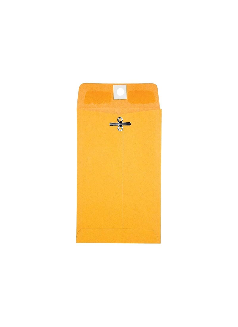 Quality Park Quality Park 4 x 6-3/8 Clasp Envelopes, Clasp and Gummed Closures for Storing or Mailing, 28 lb Kraft, 100 per Box (QUA37815)  - Image 3