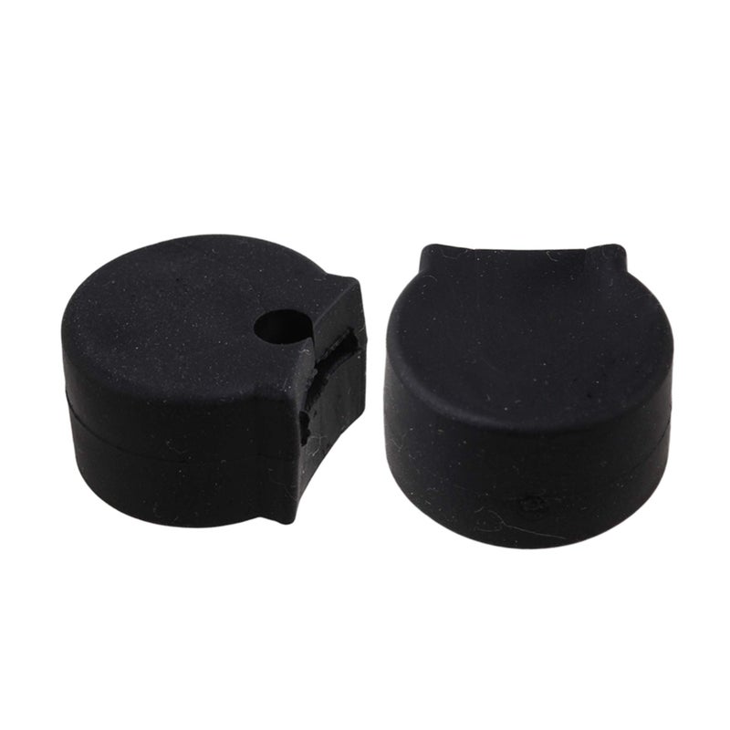 Homeswitch Black Rubber Thumb Rest Cushion Protector for Most Clarinet Pack of 5 - Image 3