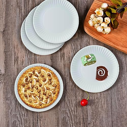Perfect Stix Economy White Paper Plate 9 Paper Uncoated Plate 9inches500 Count Paper Plates Medium - Image 5