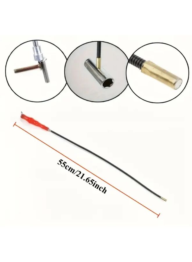 Heavy Duty Magnetic Pickup Tool 2 Pack Flexible Gooseneck 10lb Pull Bendable Retrieving Magnet - Image 2