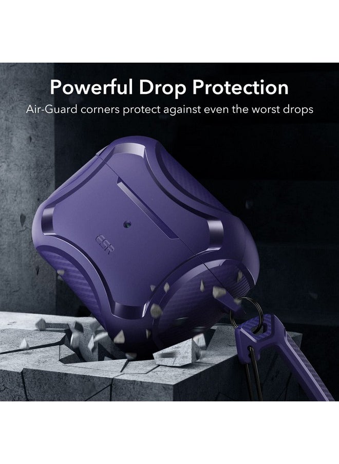 اي اس ار حافظة ESR لسماعات AirPods Pro 2، متوافقة مع MagSafe، شحن لاسلكي HaLolock، حماية قوية من السقوط، TPU، غطاء مغناطيسي متين لسماعات AirPods Pro الجيل الأول/الثاني (2023/2022/2019)، أرجواني  - Image 4