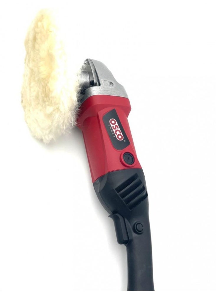 OSCO-TOOLS OSCO 40017 7″ Angle Polisher – 1200W, Adjustable Speed with M14 Spindle - Image 4